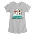 thumbnail image 1 of Peanuts - Snoopy Sibling Pool - Youth Girls Short Sleeve T-Shirt, 1 of 4