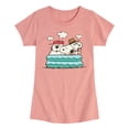 thumbnail image 1 of Peanuts - Snoopy Sibling Pool - Youth Girls Short Sleeve T-Shirt, 1 of 5