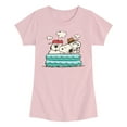 thumbnail image 1 of Peanuts - Snoopy Sibling Pool - Youth Girls Short Sleeve T-Shirt, 1 of 5