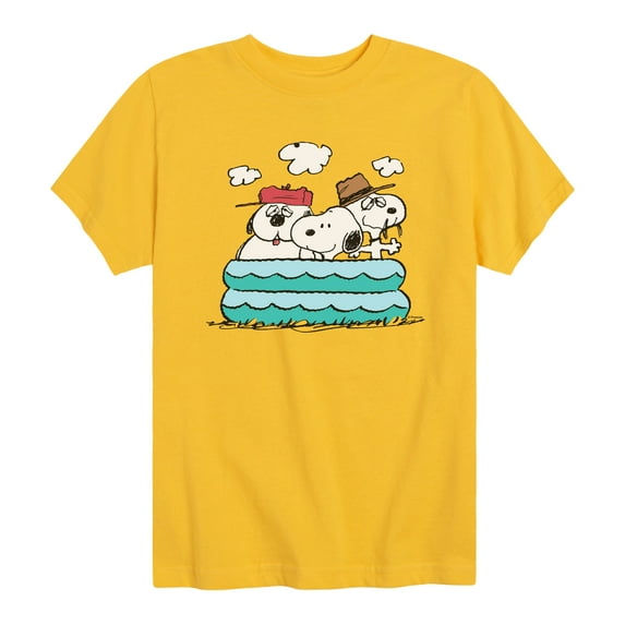 Peanuts - Snoopy Sibling Pool Short Sleeve Graphic T-Shirt
