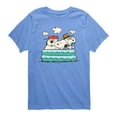 thumbnail image 1 of Peanuts - Snoopy Sibling Pool Short Sleeve Graphic T-Shirt, 1 of 4