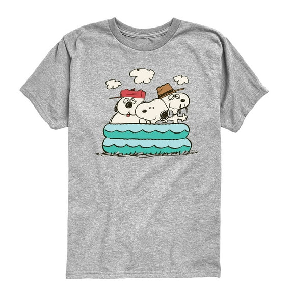 Peanuts - Snoopy Sibling Pool Short Sleeve Graphic T-Shirt