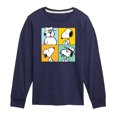 thumbnail image 1 of Peanuts - Snoopy Siblings Grid - Toddler And Youth Long Sleeve Graphic T-Shirt, 1 of 5