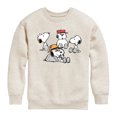 thumbnail image 1 of Peanuts - Snoopy Siblings - Toddler And Youth Crewneck Fleece Sweatshirt, 1 of 6