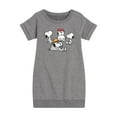 thumbnail image 1 of Peanuts - Snoopy Siblings - Toddler And Youth Girls Fleece Dress, 1 of 6