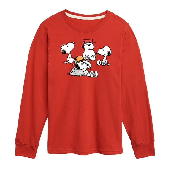 Peanuts - Snoopy Siblings - Toddler And Youth Long Sleeve Graphic T-Shirt