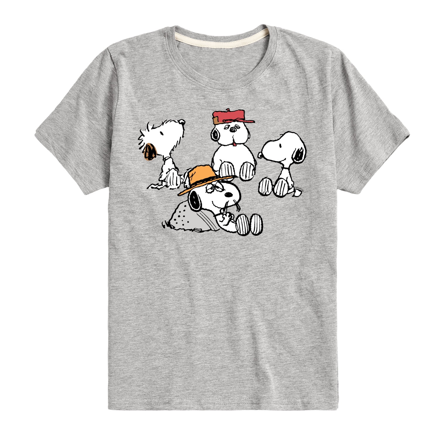 Peanuts - Snoopy Siblings - Toddler And Youth Short Sleeve Graphic 