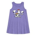 thumbnail image 1 of Peanuts - Snoopy Siblings - Toddler and Youth Girls A-line Dress, 1 of 5