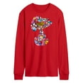 thumbnail image 1 of Peanuts - Snoopy Silhouette Pattern - Men's Long Sleeve T-Shirt, 1 of 5