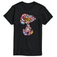 thumbnail image 1 of Peanuts - Snoopy Silhouette Pattern - Men's Short Sleeve Graphic T-Shirt, 1 of 6