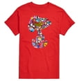 thumbnail image 1 of Peanuts - Snoopy Silhouette Pattern - Men's Short Sleeve Graphic T-Shirt, 1 of 6