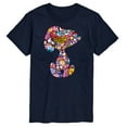 thumbnail image 1 of Peanuts - Snoopy Silhouette Pattern - Men's Short Sleeve Graphic T-Shirt, 1 of 6