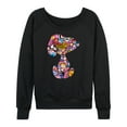 thumbnail image 1 of Peanuts - Snoopy Silhouette Pattern - Women's Lightweight French Terry Long Sleeve Shirt, 1 of 5