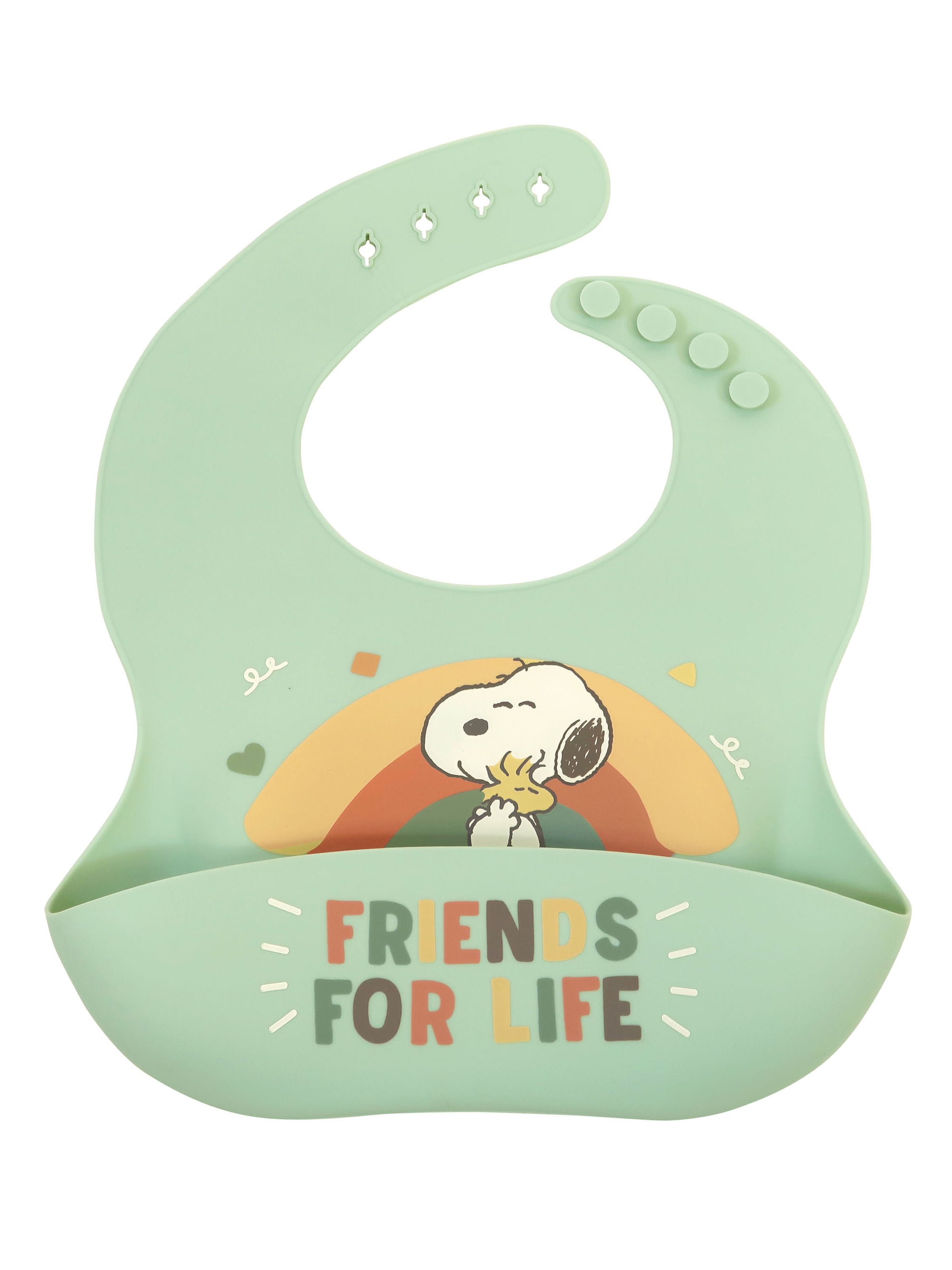 Peanuts Snoopy Silicone Unisex Infant Bib - Walmart.com