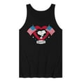 thumbnail image 1 of Peanuts - Snoopy Since 1776 Flag Heart - Men's Jersey Tank Top, 1 of 6