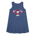 thumbnail image 1 of Peanuts - Snoopy Since 1776 Flag Heart - Toddler & Youth Girls A-line Dress, 1 of 6