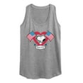 thumbnail image 1 of Peanuts - Snoopy Since 1776 Flag Heart - Women's Racerback Tank Top, 1 of 6