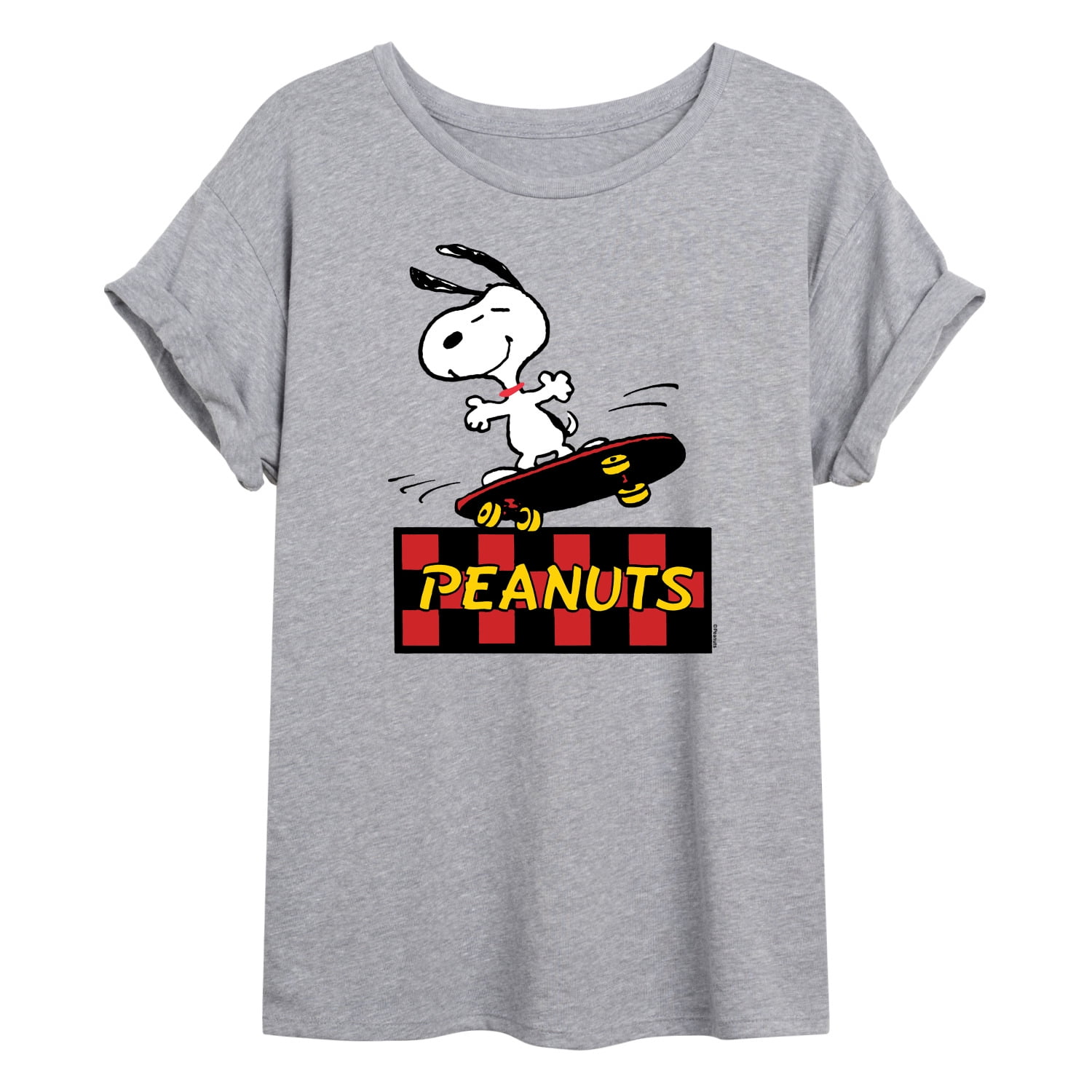 Peanuts Floating Oversize Tee White
