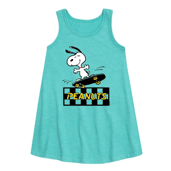 Peanuts - Snoopy Skater - Toddler & Youth Girls A-line Dress