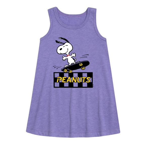 Peanuts - Snoopy Skater  - Toddler & Youth Girls A-line Dress