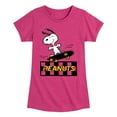 thumbnail image 1 of Peanuts - Snoopy Skater  - Toddler & Youth Girls Short Sleeve Graphic T-Shirt, 1 of 5