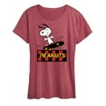thumbnail image 1 of Peanuts - Snoopy Skater - Women's Short Sleeve Graphic T-Shirt, 1 of 1