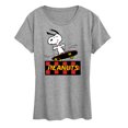 thumbnail image 1 of Peanuts - Snoopy Skater - Women's Short Sleeve Graphic T-Shirt, 1 of 5