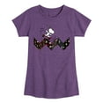thumbnail image 1 of Peanuts - Snoopy Skating Pattern - Toddler And Youth Girls Short Sleeve Graphic T-Shirt, 1 of 6