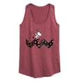 thumbnail image 1 of Peanuts - Snoopy Skating Pattern - Women's Racerback Tank Top, 1 of 5