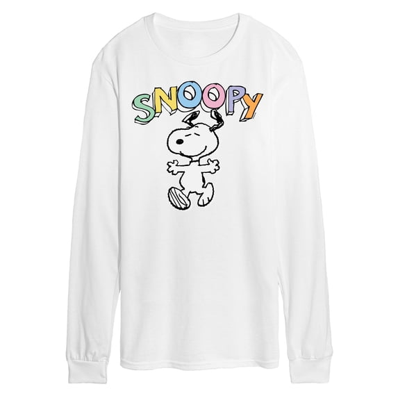 Peanuts - Snoopy Sketchy - Men's Long Sleeve T-Shirt