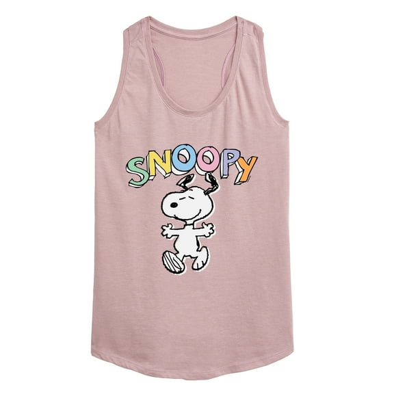 Peanuts - Snoopy Sketchy - Women's Racerback Tank Top
