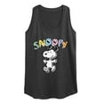 thumbnail image 1 of Peanuts - Snoopy Sketchy - Women's Racerback Tank Top, 1 of 6