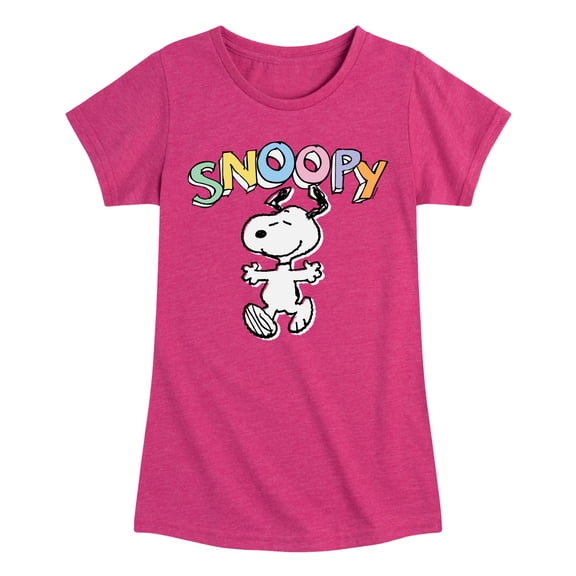 Peanuts - Snoopy Sketchy - Youth Girls Short Sleeve Tee