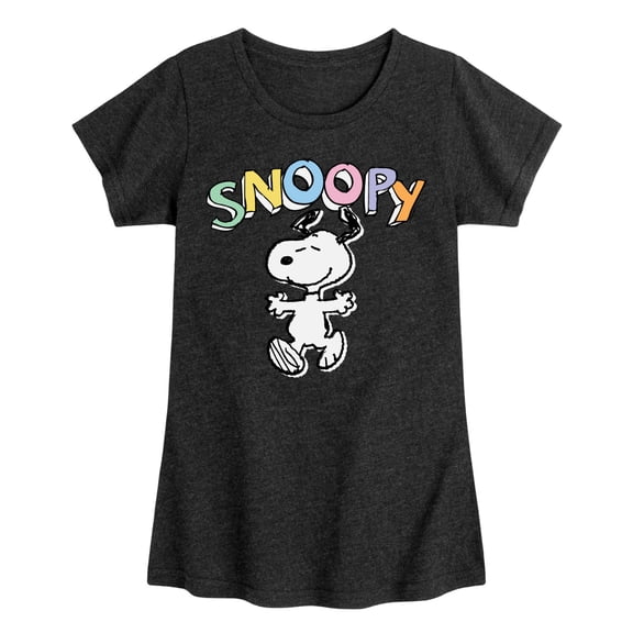 Peanuts - Snoopy Sketchy - Youth Girls Short Sleeve Tee