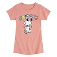 thumbnail image 1 of Peanuts - Snoopy Sketchy - Youth Girls Short Sleeve Tee, 1 of 6