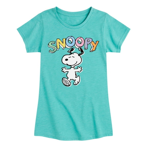 Peanuts - Snoopy Sketchy - Youth Girls Short Sleeve Tee