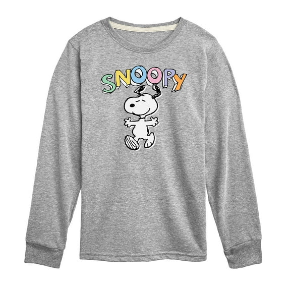 Peanuts - Snoopy Sketchy - Youth Long Sleeve Tee