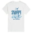 thumbnail image 1 of Peanuts - Snoopy Ski Resort Mountains - Men's Short Sleeve Graphic T-Shirt, 1 of 6