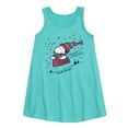 thumbnail image 1 of Peanuts - Snoopy Sledding - Toddler & Youth Girls A-line Dress, 1 of 5