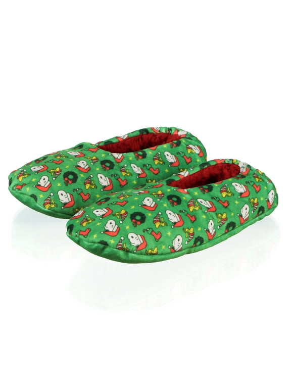 Peanuts Snoopy Slippers Adult Holiday Themed Non-Slip Mushie Socks 1 Pair