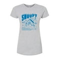thumbnail image 1 of Peanuts - Snoopy Snocone - Juniors Fitted Graphic T-Shirt, 1 of 5