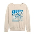 thumbnail image 1 of Peanuts - Snoopy Snocone - Women's French Terry Long Sleeve Shirt, 1 of 5