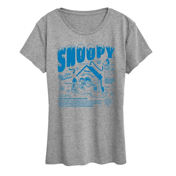 Peanuts - Snoopy Snocone - Women's Short Sleeve Graphic T-Shirt