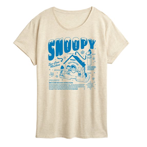 Peanuts - Snoopy Snocone - Women's Short Sleeve Graphic T-Shirt