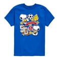 thumbnail image 1 of Peanuts - Snoopy Soccer Stickers - Youth Short Sleeve Graphic T-Shirt, 1 of 5