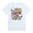 thumbnail image 1 of Peanuts - Snoopy Soccer Stickers - Youth Short Sleeve Graphic T-Shirt, 1 of 5