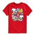 thumbnail image 1 of Peanuts - Snoopy Soccer Stickers - Youth Short Sleeve Graphic T-Shirt, 1 of 4