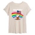 thumbnail image 1 of Peanuts - Snoopy Space Badge - Juniors Ideal  T-Shirt, 1 of 6