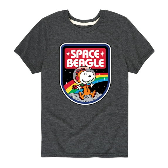 Peanuts - Snoopy Space Beagle - Toddler And Youth Short Sleeve Graphic T-Shirt