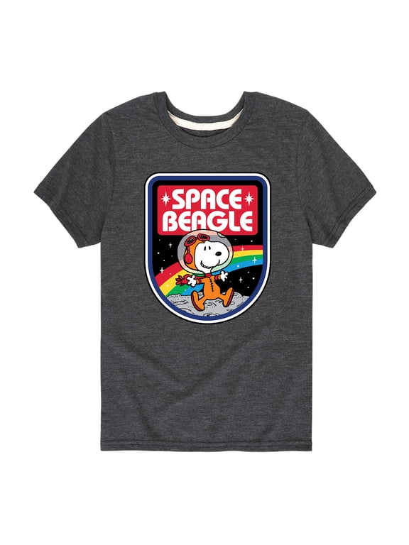 - Snoopy Space Beagle Boys' Short Sleeve Graphic T-Shirt